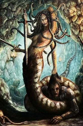 CYQFEZ Holzpuzzle 1000 Stück Snake Girl Poster Für Puzzle Familie Stressabbau Spiel Kz352Wp von CYQFEZ