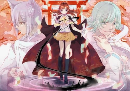 CYQFEZ Jigsaw Puzzle 1000 Pieces Japan Anime Kamisama Love Poster Holzpuzzle Home Stress Relieving Game Pw24Xe von CYQFEZ