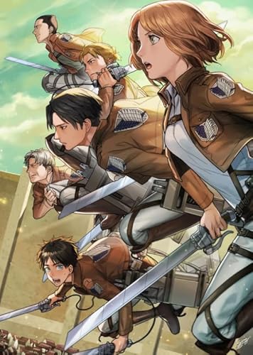 CYQFEZ Jigsaw Puzzle 1000 Stück Battle Anime Eren.Jaeger Poster Holz Buntes Geschicklichkeitsspiel Für Die Ganze Familie Erwachsene Kz379Wp von CYQFEZ