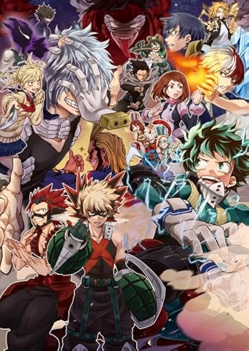 CYQFEZ Jigsaw Puzzle 1000 Teile Abenteuer Anime Midoriya Mein Poster Holzpuzzle Home Stressabbau Spiel Nw201Zq von CYQFEZ