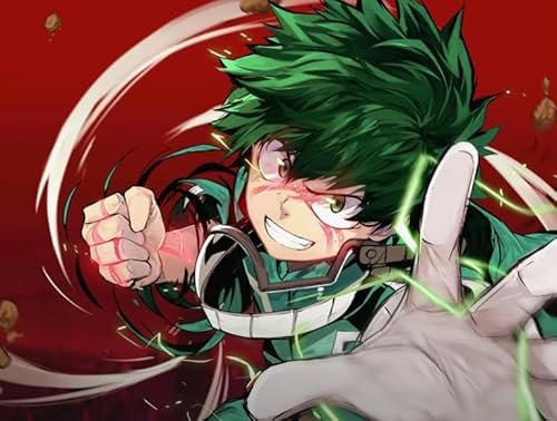 CYQFEZ Jigsaw Puzzle 1000 Teile Anime Midoriya Poster Holz Buntes Geschicklichkeitsspiel Für Die Ganze Familie Erwachsene Kz41Wp von CYQFEZ