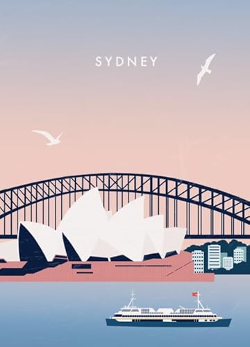 CYQFEZ Jigsaw Puzzle 1000 Teile Aus Holz Sydney Reise Landschaft Poster Bunte Fähigkeit Spiel Für Die Ganze Familie Erwachsene Nw154Zq von CYQFEZ