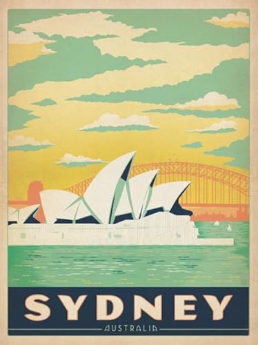 CYQFEZ Jigsaw Puzzle 1000 Teile Aus Holz Sydney Reise Landschaft Poster Bunte Fähigkeit Spiel Für Die Ganze Familie Erwachsene Nw155Zq von CYQFEZ