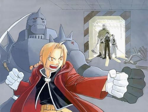 CYQFEZ Jigsaw Puzzle 1000 Teile Classic Anime Edward.Elric Poster Holz Buntes Geschicklichkeitsspiel Für Die Ganze Familie Erwachsene Kz104Wp von CYQFEZ