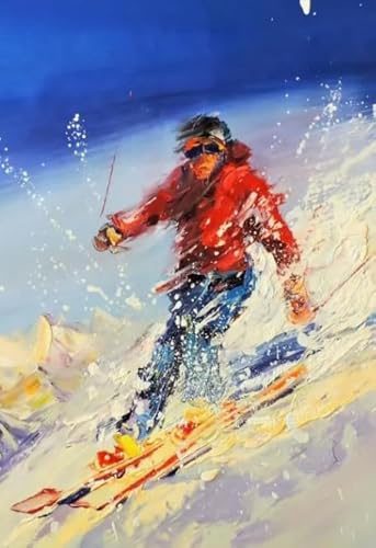 CYQFEZ Puzzle 1000 Stück Ski Art Poster Für Erwachsene Spiele Lernspielzeug Cf251Pn von CYQFEZ