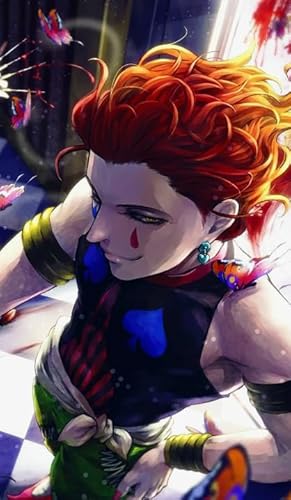 CYQFEZ Puzzle 1000 Teile - Japanese Animes Hisoka Poster Jigsaw - Home Stressabbau Spiel Qz188Zp von CYQFEZ