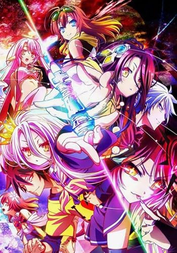 CYQFEZ Puzzle 1000 Teile Japanese No Game No Life Posters Decompression Game for Adult Toys Wz93Yp von CYQFEZ