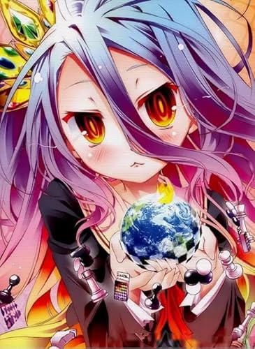 CYQFEZ Puzzle 1000 Teile Japanese No Game No Life Posters Decompression Game for Adult Toys Wz96Yp von CYQFEZ