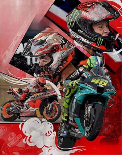 CYQFEZ Puzzle 1000 Teile - Motorcycle Posters - Colorful Ability Game for The Whole Family Adult Qz3Zp von CYQFEZ