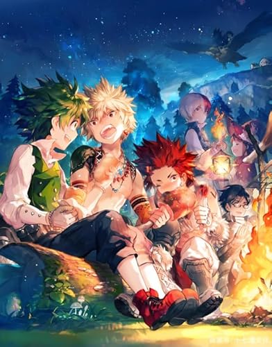 CYQFEZ Puzzle 1000 Teilen Anime Midoriya My Academias Poster Colorful Ability Game Für Die Ganze Familie Erwachsene Fx21Pv von CYQFEZ