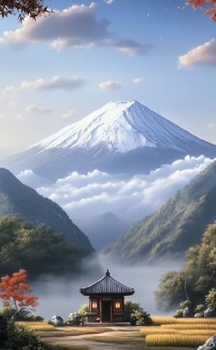 CYQFEZ Puzzle 1000 Teilen Japan Travel Landscape Poster Buntes Spiel Für Die Ganze Familie Für Erwachsene von CYQFEZ