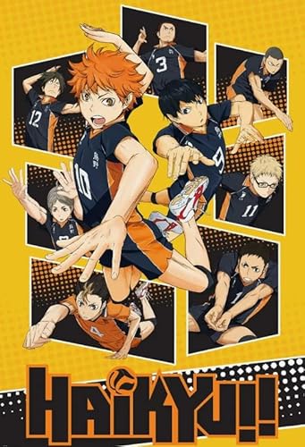 CYQFEZ Puzzle 1000 Teilen Japanese Classic Sports Anime Haikyuu!! Poster Spiel Für Zu Hause Zum Stressabbau Tk59Qz von CYQFEZ