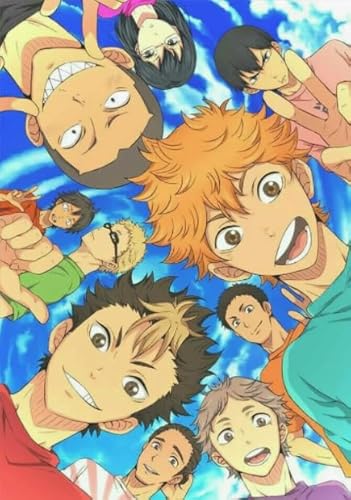 Japanese Anime Haikyuu Poster - Jigsaw 1000 Teile - Buntes - Dekompression Spielzeug - Erwachsene Challenge Game -Puzzles Für Erwachsene Kq35Zp von CYQFEZ