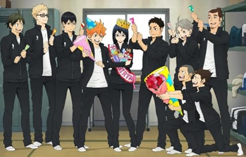 Japanese Anime Haikyuu Poster - Jigsaw 1000 Teile - Buntes - Dekompression Spielzeug - Erwachsene Challenge Game -Puzzles Für Erwachsene Kq38Zp von CYQFEZ