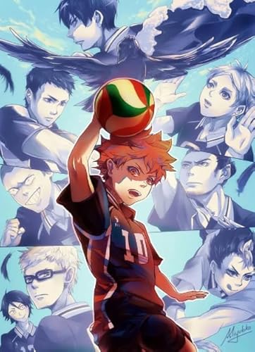 Japanese Anime Haikyuu Poster - Jigsaw 1000 Teile - Buntes - Dekompression Spielzeug - Erwachsene Challenge Game -Puzzles Für Erwachsene Kq39Zp von CYQFEZ