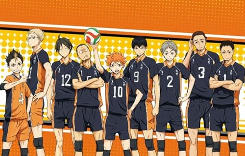 Japanese Anime Haikyuu Poster - Jigsaw 1000 Teile - Buntes - Dekompression Spielzeug - Erwachsene Challenge Game -Puzzles Für Erwachsene Kq40Zp von CYQFEZ