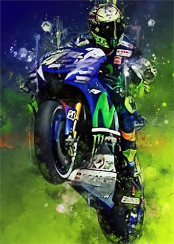 Jigsaw 1000 Pcs,Motorcycle,Abstract Jigsaw,Memory Spiels for Erwachsene Family Stressabbau Posters Puzzle Spielzeugs CYQFEZ MS561HD von CYQFEZ