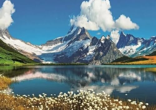 Lake and Mountain Landscapes, 1000 Stück, Jigsaw Puzzle, Erwachsene Familie Educational Stationery Art Poster FX362PV von CYQFEZ