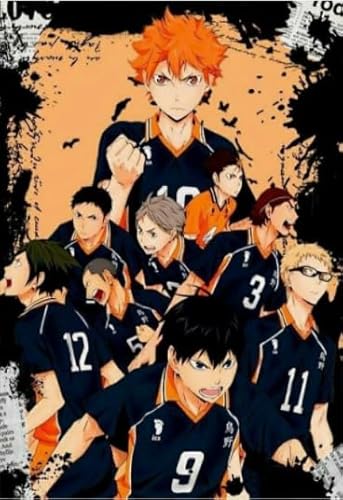 Puzzle 1000 Stück - Japanese Animes Haikyuu - Colour Jigsaw - Kinder's Educational Spielzeugs Puzzle Posters FX174PV von CYQFEZ