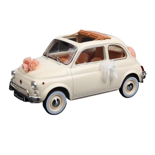 Mini Auto Spielzeug 1/18 Für FIAT 500 L 1968 Elfenbein Hochzeit Legierung Auto Modell Miniatur Wohnkultur Tür Unopenable Wohnkultur Mini Auto Spielzeug 1/18 Für FIAT 500 L 1968 Elfenbein Hochzeit Legierung Auto Modell Miniatur Wohnkultur Tür Unopenable Wohnkultur von CYQOCD