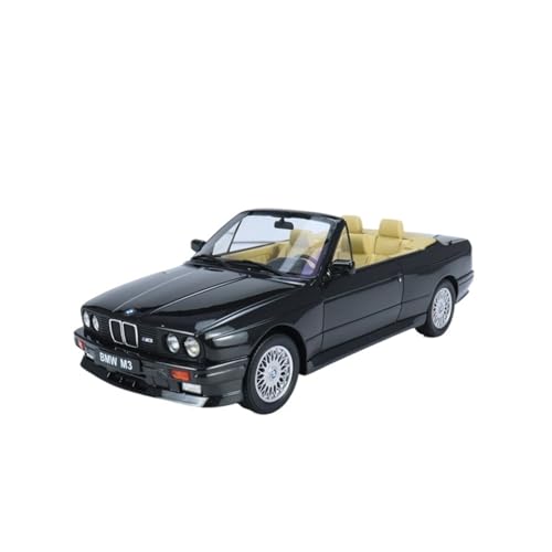 Mini Auto Spielzeug 1:18 Für BMW E30 M3 Cabrio 1989 Schwarz Legierung Sammler Auto Modell Spielzeug Druckguss Display Wohnkultur Mini Auto Spielzeug 1:18 Für BMW E30 M3 Cabrio 1989 Schwarz Legierung Sammler Auto Modell Spielzeug Druckguss Display Wohnkultur von CYQOCD