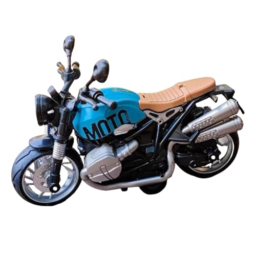 Miniatur Motorfahrzeug Modelle 1/12 Für BMW Latte Q Version Der Legierung Motorrad Modell Sammlung Ornamente Spielzeug Displays Druckguss-Nachbildung(Blue) von CYQOCD