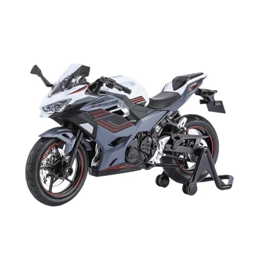 Miniatur Motorfahrzeug Modelle 1/12 Für Kawasakis Ninja 400 Alloy Racing Cross-Country-Motorradmodell Motorradmodell Sound Und Licht Druckguss-Nachbildung von CYQOCD