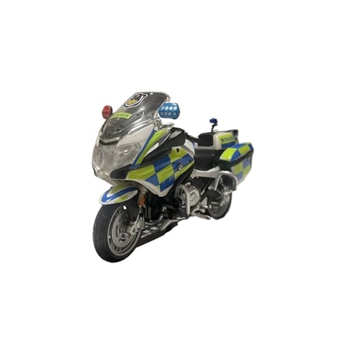 Miniatur Motorfahrzeug Modelle 1/18 Für BMW R1200 RT Motorrad Öffentliche Sicherheit Polizeiauto Modell Retro Sport Motorrad Modell Druckguss-Nachbildung von CYQOCD