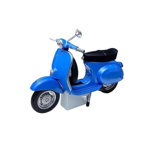 Miniatur Motorfahrzeug Modelle 1/18 Für Vespa 50N Piaggio 125 Simulation Legierung Motorrad Modell Home Dekoration Ornamente Druckguss-Nachbildung(Blue) von CYQOCD