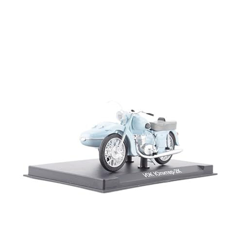 Miniatur Motorfahrzeug Modelle 1/24 Für IZH-JUPITER-2K Motorradmodell Druckguss Spielzeug Simulation Dreirad Modell Prunkstück Memorial Druckguss-Nachbildung von CYQOCD