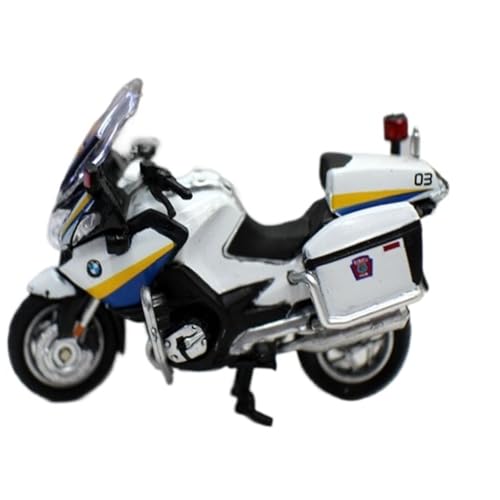 Miniatur Motorfahrzeug Modelle 1/43 Für BMW Motorrad Polizeiauto Modell Maßstab Druckguss Motorräder Spielzeug Sport Motorrad Rennmodell Druckguss-Nachbildung von CYQOCD