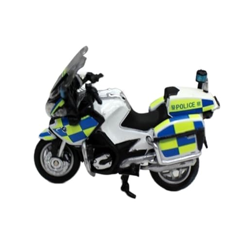 Miniatur Motorfahrzeug Modelle 1/43 Für BMW R900RT Motorrad Polizeiauto Iron Rider Modell Legierung Druckguss Spielzeug Motorräder Modell Sammlung Druckguss-Nachbildung von CYQOCD