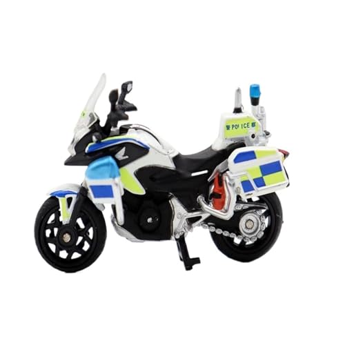 Miniatur Motorfahrzeug Modelle 1/43 Für Honda NC750P Motorrad Motorrad Polizeiauto Modell Maßstab Druckguss Motorräder Ornamente Druckguss-Nachbildung von CYQOCD