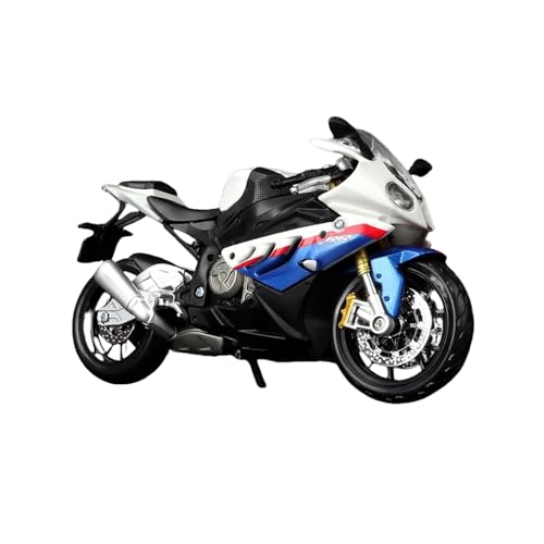 Miniatur Motorfahrzeug Modelle 1:12 Für BMW Motorradmodell BMW S1000 RR Legierung Motorradmodell Hobby Ornament Druckguss-Nachbildung von CYQOCD