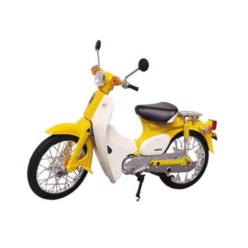 Miniatur Motorfahrzeug Modelle 1:12 Für Honda Cub Super Cub Roller Modell Diecast Spielzeug Motorräder Sammeln Ornament Druckguss-Nachbildung von CYQOCD