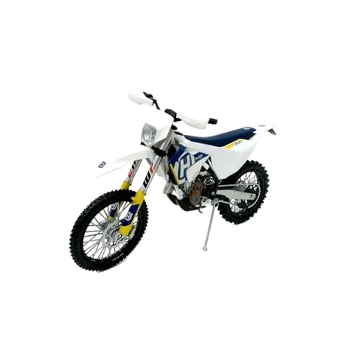 Miniatur Motorfahrzeug Modelle 1:12 Für Husqvarna FE350/18 Motocross-Rennmodell Motorrad-Spielzeugmodell Heimdekoration Druckguss-Nachbildung von CYQOCD