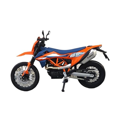 Miniatur Motorfahrzeug Modelle 1:12 Für KTM690 SMC R2023 Motorradmodell Brandneue Motorradornamente Geländewagenmodelle Druckguss-Nachbildung von CYQOCD