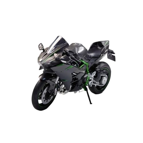 Miniatur Motorfahrzeug Modelle 1:12 Für Kawasaki Ninja H2 H2R Motorrad-Simulationsautomodell Vintage Home Office Decor Ornamente Druckguss-Nachbildung von CYQOCD