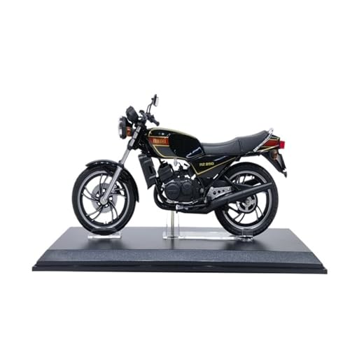 Miniatur Motorfahrzeug Modelle 1:12 Für Yamaha RZ250 Sport Motorrad Simulation Modell Fahrzeuge Display Sammlung Druckguss-Nachbildung(Black) von CYQOCD