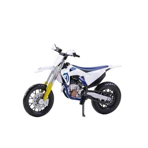 Miniatur Motorfahrzeug Modelle 1:18 Für Husqvarna FS 450 Supermoto Statische Druckgussfahrzeuge Sammlerstück Motorrad-Spielzeugmodell Dekoration Druckguss-Nachbildung von CYQOCD