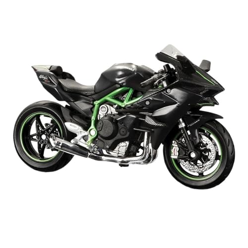 Miniatur Motorfahrzeug Modelle 1:18 Für Kawasaki Ninja H2r H2 R Motorradmodell Sportmotorradmodell Souvenirs Sammeln Druckguss-Nachbildung von CYQOCD