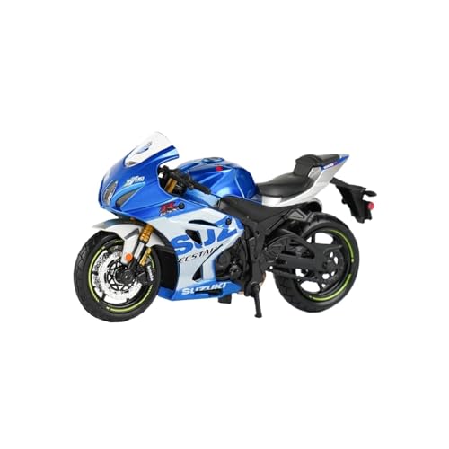 Miniatur Motorfahrzeug Modelle 1:18 Für Suzuki GSX R-1000 R Mirage 2021 Metall-Druckguss-Motorradmodell Kreative Ornamente Druckguss-Nachbildung von CYQOCD