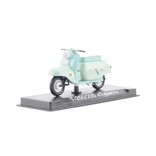 Miniatur Motorfahrzeug Modelle 1:24 Für T-250/200 „Tourist“ Roller Modell Leichte Motorrad Druckguss Sport Motorrad Racing Modell Druckguss-Nachbildung von CYQOCD