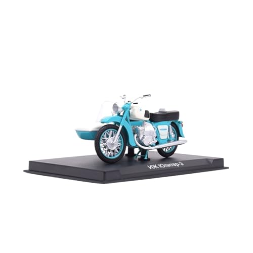 Miniatur Motorfahrzeug Modelle 1:24 für IZH-Jupiter 3K Dreirädriges Cross-Bucket-Motorrad Simulation Sammlerauto Retro-Dekoration Druckguss-Nachbildung von CYQOCD