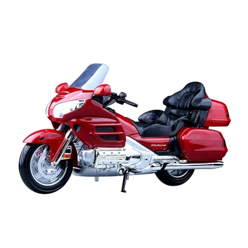 Miniatur Motorfahrzeug Modelle 1:6 Für Honda Gold Wing Gold Legierung Motorradmodell Handwerkseinrichtung Souvenir-Serie Druckguss-Nachbildung von CYQOCD