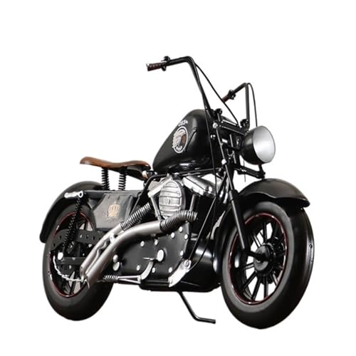 Miniatur Motorfahrzeug Modelle Für Harley Motorradmodell Hobby-Sammlung Für Erwachsene Gedenk-Motorradmodell Souvenir Druckguss-Nachbildung(Black) von CYQOCD