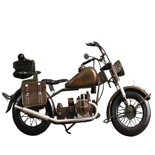 Miniatur Motorfahrzeug Modelle Für Harley Motorradmodell Hobby-Sammlung Für Erwachsene Gedenk-Motorradmodell Souvenir Druckguss-Nachbildung(Brown) von CYQOCD