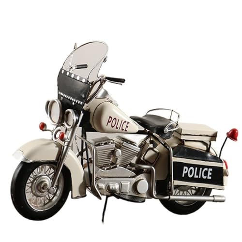 Miniatur Motorfahrzeug Modelle Für Harley Motorradmodell Hobby-Sammlung Für Erwachsene Gedenk-Motorradmodell Souvenir Druckguss-Nachbildung(White) von CYQOCD