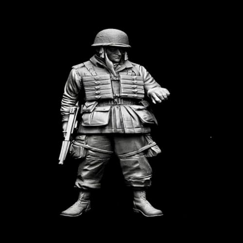 CYRMPQ 1/16 WWII US Soldier Resin Soldier Modellbausatz Unbemalte unmontierte Figur Resin Modellbausatz //r2w8v9 von CYRMPQ