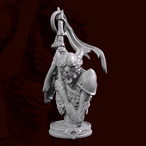 CYRMPQ 80mm Ancient Hell Samurai Warrior Resin Bust Soldier Model Kit Unbemalt und unmontiert Figur Resin Model Kit //r7w1v1 von CYRMPQ